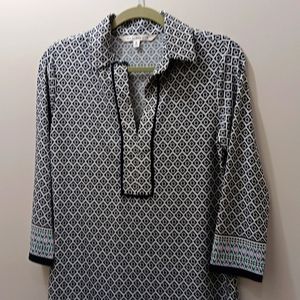 Max Studio Midi Dress Size M Geometric Print